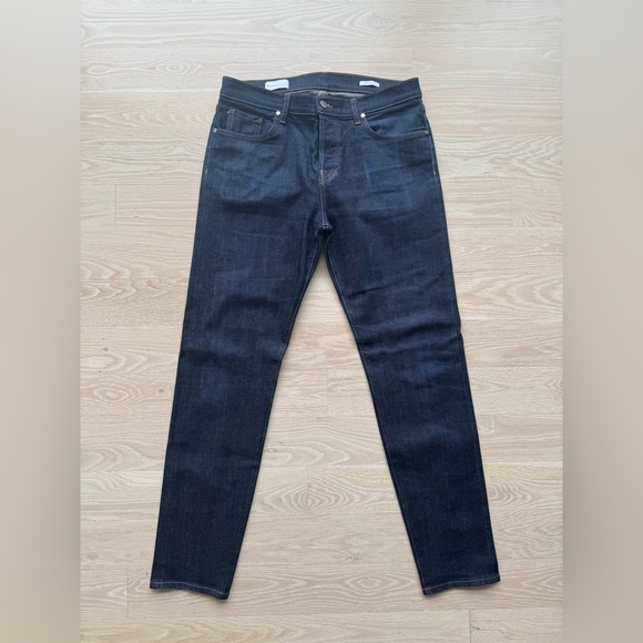 Men's BLDWN Dark Denim Jeans 34 modern slim - Picture 1 of 6